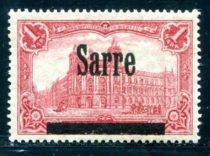 SAAR 1920 17 ** MNH GERMANIA HIGHEST VALUE (I3452 - Picture 1 of 2