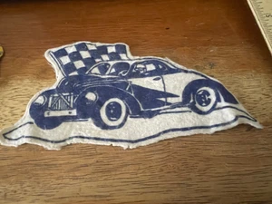 Auto racing nascar Indy 500 dray racing patch 1960s felt bx 12#2 - Picture 1 of 2