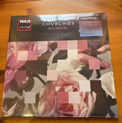 CHVRCHES Open Every Eye RSD 2025 2LP Transparent Blue Vinyl New Still Sealed. - Image 1 of 4