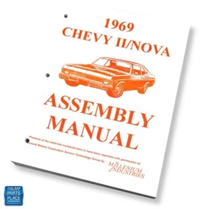 1969 Chevy II Nova Factory GM Assembly Manual Each Loose Leaf / Unbound - Picture 1 of 4