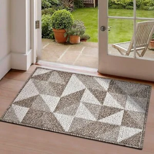 Absorbent Non Slip Door Mat 24"x35" for Entryway, Patio, Garden, Washable - Picture 1 of 7