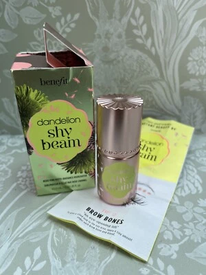 Benefit DANDELION SHY BEAM Nude Pink Matte Radiance Highlighter 10ml Full Sized - Image 1 of 4