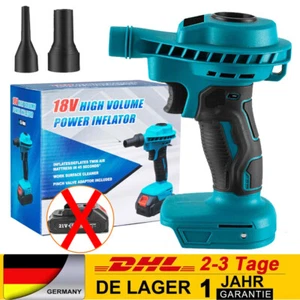 Für 18V Makita Akku Bläser Luftpumpe Gebläse Staubgebläse Handstaubsauger 2 IN 1 - Bild 1 von 12