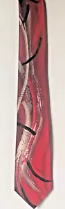Jerry Garcia Collection Fifty-Two Capillaries Necktie 100% Silk 56" X 3.5" - Picture 1 of 4