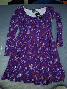 hocus pocus Her Universe Disney Hocus Pocus Icons Lace-Up Dress Size Large - Picture 1 of 7
