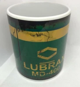 TAZA LUBRAX ACEITE DESGASTADO SUBLIMACIÓN IMPRESA 11 oz TAZA COLORES BRILLANTES - Imagen 1 de 1