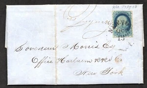 US 1853 SCOTT #9 ONE CENT FRANKLIN IMPERF TYPE IV THREE CLEAR MARGINS - Picture 1 of 3