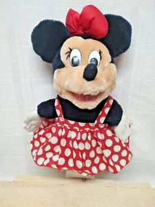Marioneta de mano vintage de peluche de Minnie Mouse Disney aplausos única años 80’s - Imagen 1 de 18