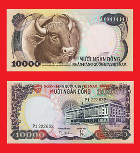 Vietnam  vietnam south 10000 10 000 Dong 1975 /   Copy