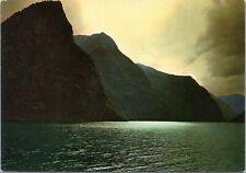 postcard Song, Norway - Craggy point on route Flåm and Gudvangen to Kaupanger