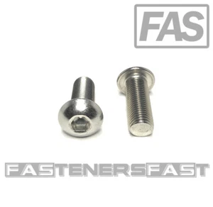 (10) 3/8-24X1 Zoll Knopfkopf Steckschlüssel Schraube Edelstahl FEINGEWINDE - Bild 1 von 5