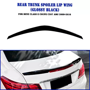Rear Trunk Spoiler Wing For Benz Class E Coupe C207 AMG 2009-2016 Glossy Black - Bild 1 von 9
