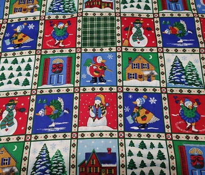 Christmas Faux Patchwork BTY The Kesslers for Concord Fabrics - Image 1 of 3