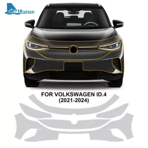 For Volkswagen ID.4 2021-2024 Front Bumper Precut Paint Protection Film PPF TPU - Picture 1 of 16
