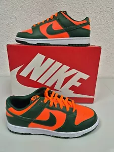 Nike Dunk Low Miami Hurricanes, DD1391-300, EU 44, US 10, UK 9 "NEU" - Bild 1 von 8