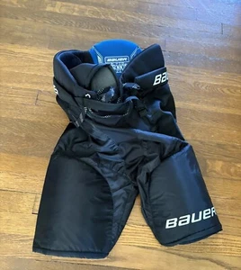 Bauer MS-1 Hockey Pants Junior Size Medium Black - Picture 1 of 10