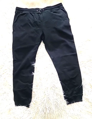 NWT UNDER 5'10 FLEX JOGGER BLACK JOGGING PANTS MENS MSRP $45.00 NEW SIZE 38x28 - Image 1 of 4
