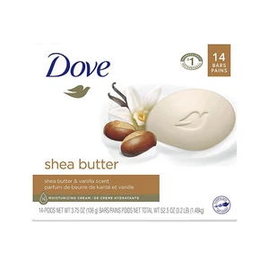 Beauty Bar Gentle Skin Cleanser Moisturizing for Gentle Skin Care Shea Butter - Picture 1 of 13