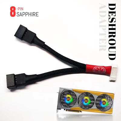 Sapphire Deshroud Adapter - TOXIC RX 6900 XT Air Cooled Cable (8 Pin) - Image 1 of 4