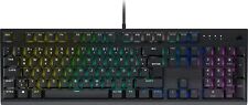 Corsair K60 RGB PRO Low Profile Mechanische Gaming Tastatur Cherry MX Speed DE