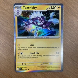Pokémon SV: Obsidian Flames - Toxtricity 072/197 - Holo Rare [NM] - Picture 1 of 2