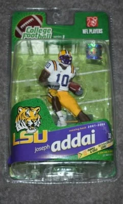 LSU TIGERS JOSEPH ADDAI #10 NCAA FOOTBALL SERIES 3 ACTION FIGURE - Image 1 of 4