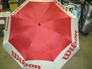 BRANDNEU Wilson Staff Golf - Staff 68 Zoll Regenschirm rot/weiß - Bild 1 von 2