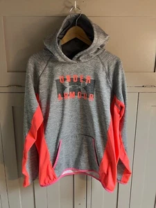 Under Armour Storm Coldgear Polar Damas Jersey Sudadera con Capucha en Gris/Rosa - XL - Imagen 1 de 6