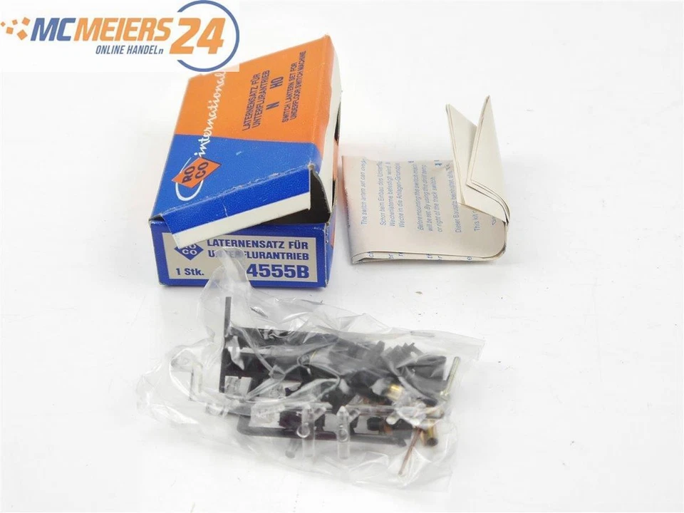 Roco H0 N 4555B Gleiszubehör Laternensatz für Unterflurantrieb E537 - Bild 1 von 3