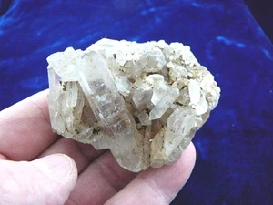 (R219) Gran Transparente Blanco Cuarzo Cristal Puntos Termales Aguas Arkansas Espécimen - Imagen 1 de 1