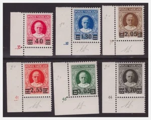 VATICANO 1934 - PROVVISORIA ADF NUMERO DI TAVOLA ** SPL - Imagen 1 de 2