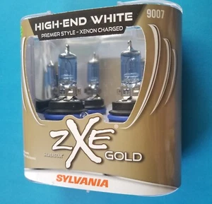NEW - SYLVANIA 9007 SilverStar zXe GOLD High Performance Halogen Headlight Bulbs - Picture 1 of 1