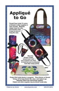 By Annie Sewing Pattern Applique to Go Case - Picture 1 of 1