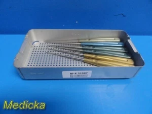 6X Life Instruments American Rainbow Curettes Tray, 10", Angled & Straight~31587 - Picture 1 of 20