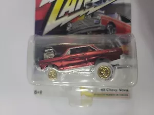 Johnny Lightning Chase White Lightning 65 Nova Zinger Lightning Lane Exclusive - Picture 1 of 5