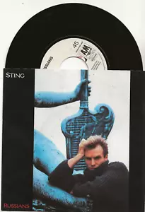 STING RUSSIANS 1986 SINGLE FROM NETHERLANDS, MINT - Picture 1 of 2