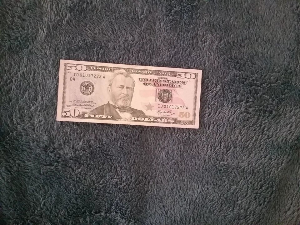 $50 "fancy" serial number note - Image 1 of 3