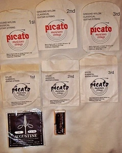 ACOUSTIC CLASSICAL GUITAR STRINGS LOT PLUS FREE CAPO - Picture 1 of 1