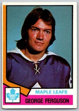 1974-75 O-Pee-Chee #302 George Ferguson RC (ref 170992)
