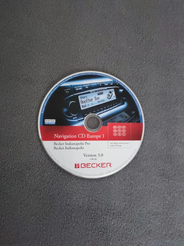 CD Navigation BECKER Indianapolis ( Pro ) SKANDINAVIEN GREAT BRITAIN 2006 V 3.0 - Bild 1 von 1