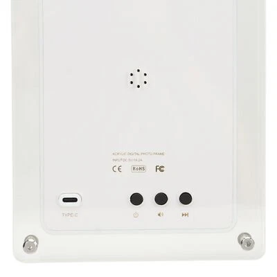 7in Digital Picture Frame With Speaker 1500mAh 4GB Smart Video Electronic BT5 - Image 1 of 4