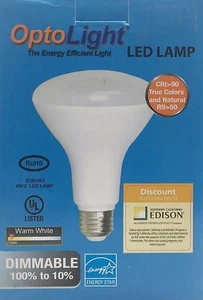 Sonderposten / 18 Stück LED dimmbare Leuchtmittel BR30 11W OptoLight 2700K LED warmweiß - Bild 1 von 4