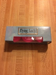 Vintage Neon Pink Spalding Flying Lady Golf Balls Box of 3, Brand NEW in Box - Picture 1 of 4