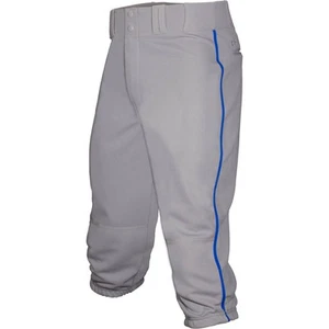 Baseball Express Youth Triple Play Piped Knicker Pant GRAY | ROYAL XS - Picture 1 of 1