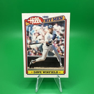 1990 Topps Hills Hit Men - Dave Winfield #17. Yankees. D22 - Image 1 of 2