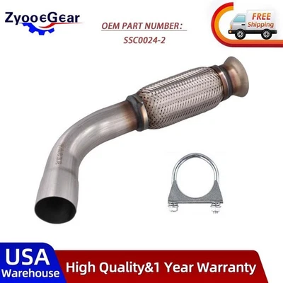 For 2018-2022 FORD ECOSPORT 2.0L Front Exhaust Flex Pipe SSC0024-2 - Image 1 of 4