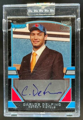 2003-04 Bowman Signature Carlos Delfino Rookie Auto #/1250 Pistons - image 1 of 2