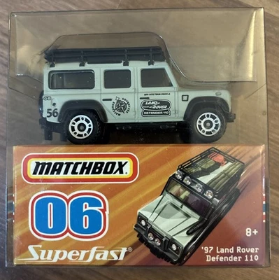 Matchbox No.06 Superfast- '97 Land Rover Defender 110 2007 Sealed - Image 1 of 4