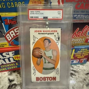 1969 Topps Basketball #20 JOHN HAVLICEK "RC” PSA 7 - Picture 1 of 2