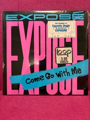 EXPOSE-Come Go With Me-12" Vinyl LP-3 Mixes- In Shrink-1986 Arista-Freestyle - Image 1 of 2